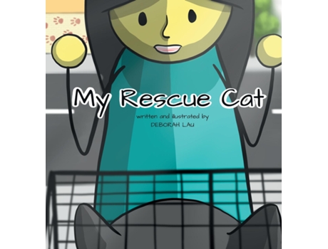 Livro My Rescue Cat A Rhyming Story Book de Deborah Lau (Inglês)