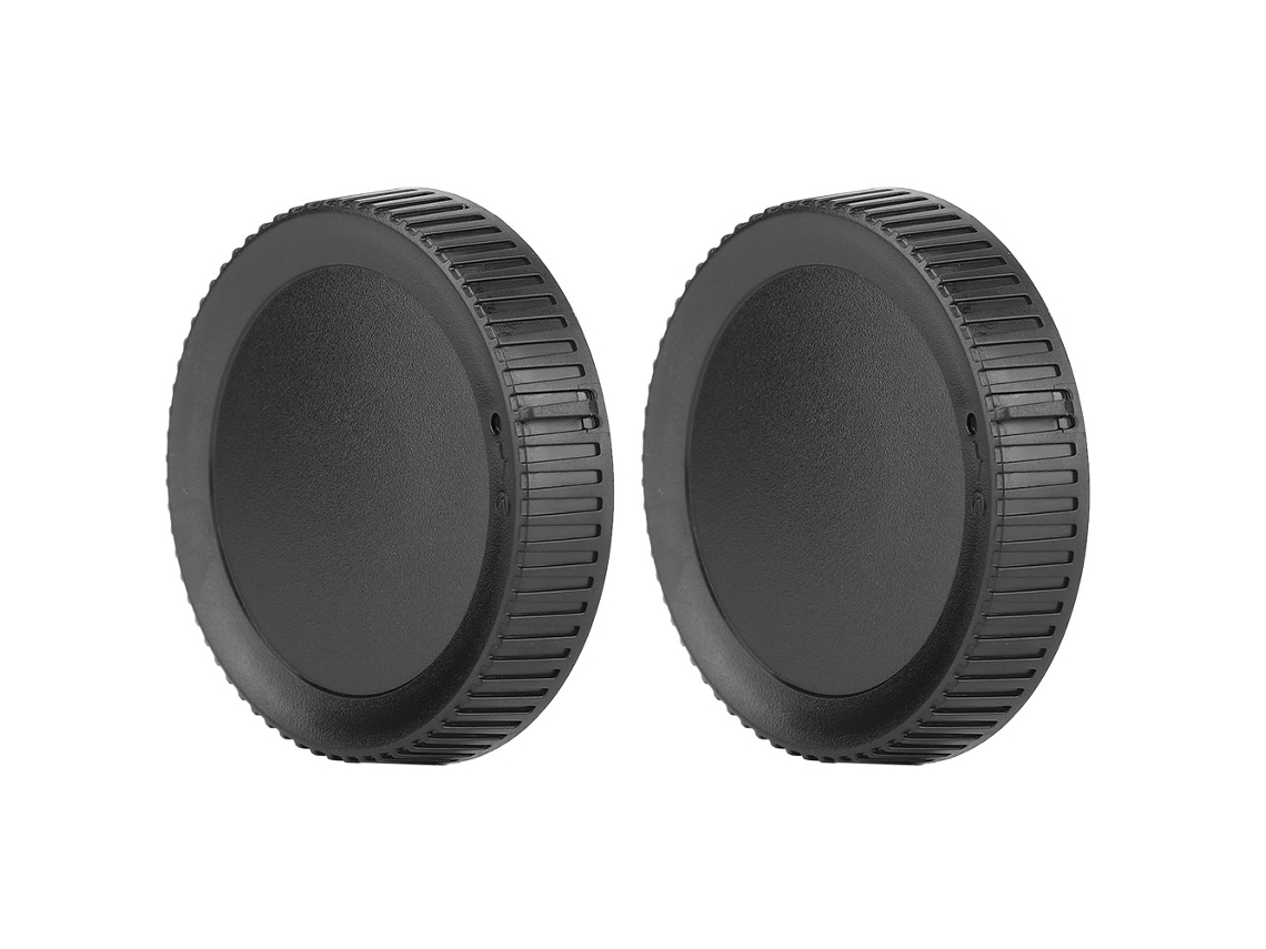 2 Pcs Black Universal Dslr Camera Lens Cover Rear Cap For Nikon Z6 Z7 And Z Mount Cameras LAXISCREED
