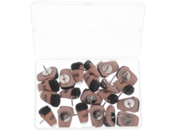 Conjunto de 20 Tachinhas Decorativas em Resina no Formato Xícara Marrom, Ideal para Cortiça Quadros, Paredes Fotográficas