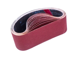 Cintas de lixamento 75x533mm 2026, 15 peças para lixadeiras de cinta, grãos 80-240, 400 S/MARCA