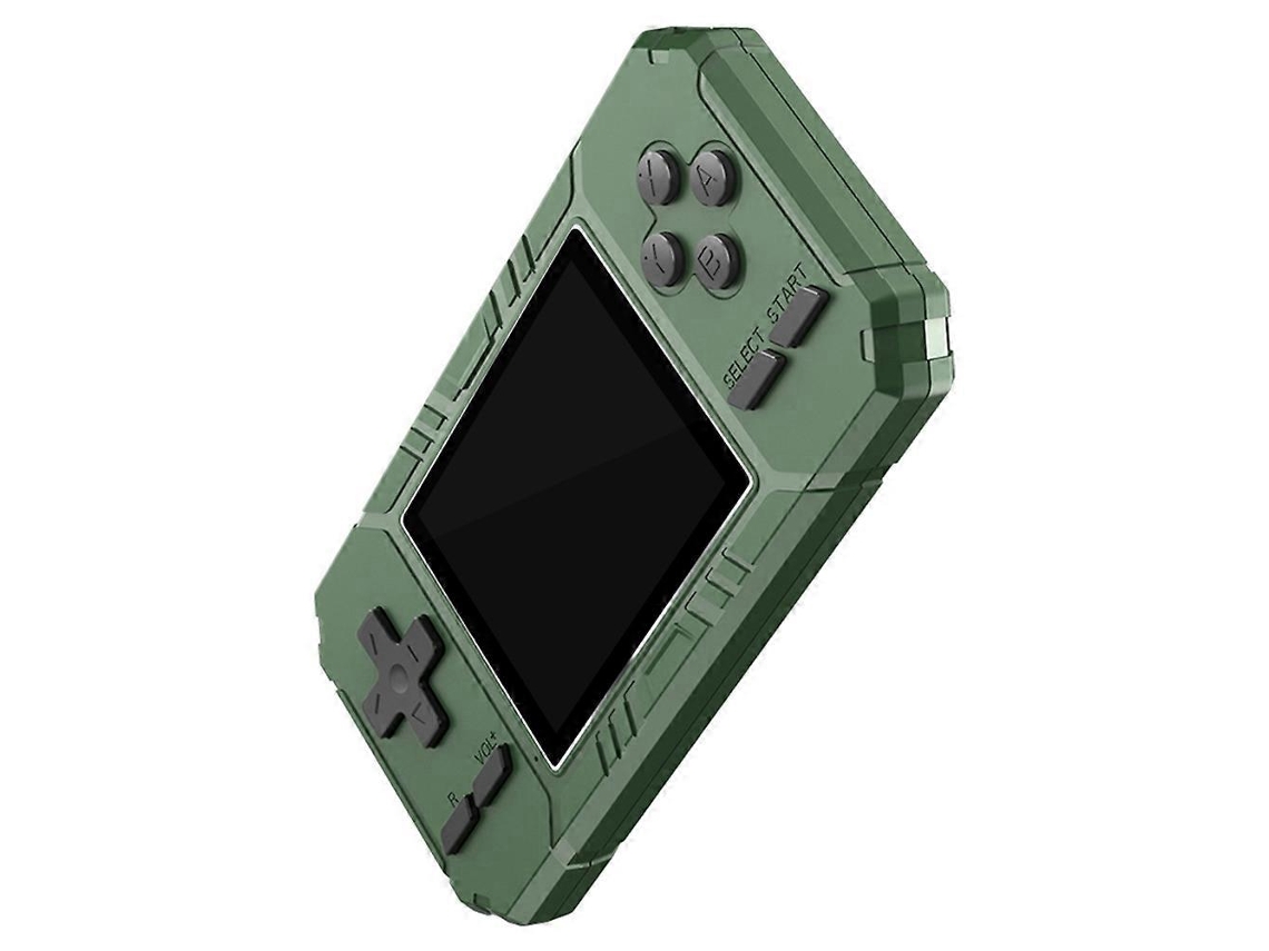 Console Portátil Retrô com 500 Títulos Clássicos, 3 Polegadas, Verde AQUAFORGE