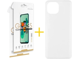 Capa e 2 Películas Apple iPhone 13 SKYHE Liso 10 Transparente
