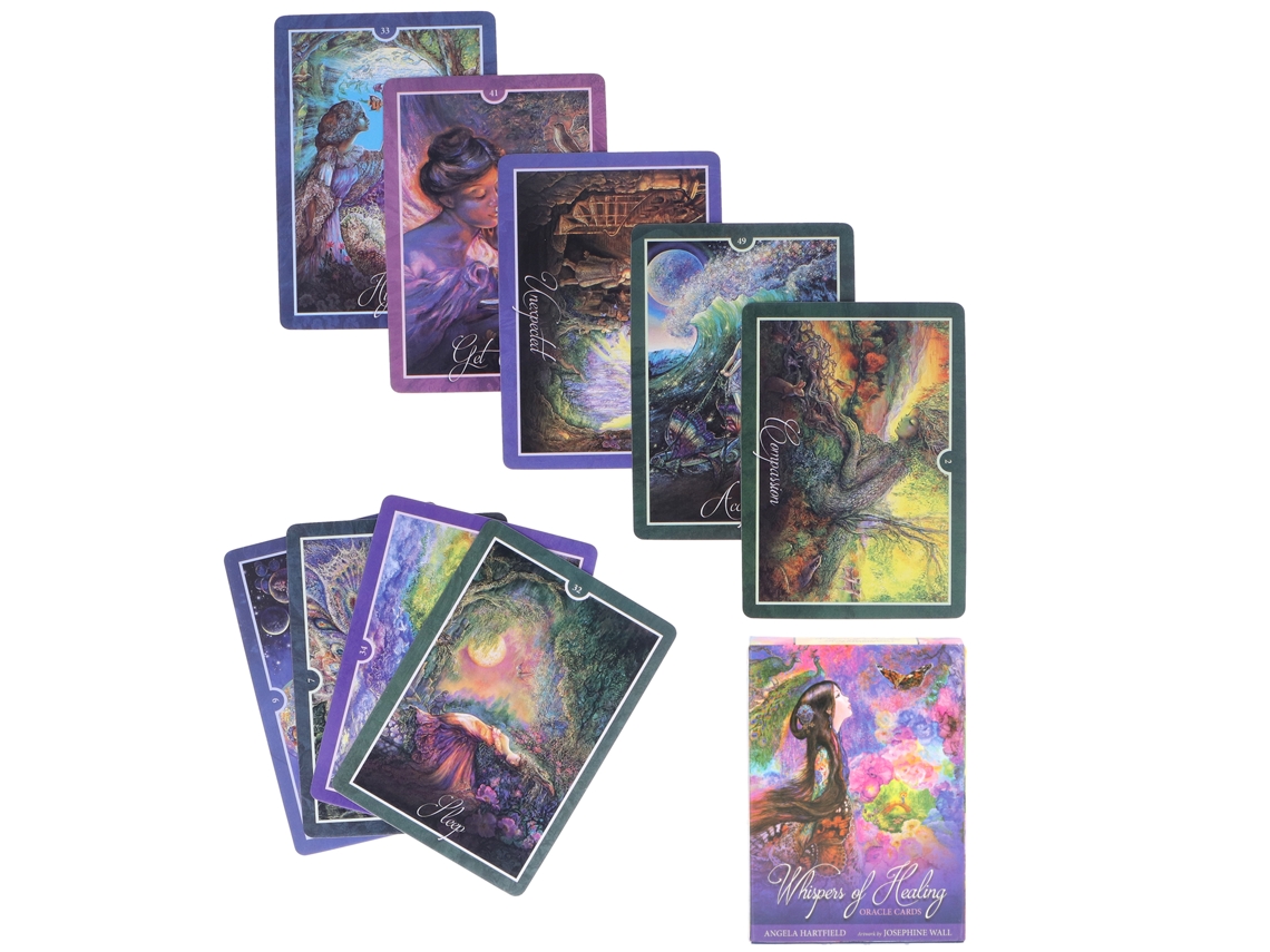 Mali baralho de Tarô de Festa em Casa: Adivinhação Misteriosa com 50 Cartas Holográficas