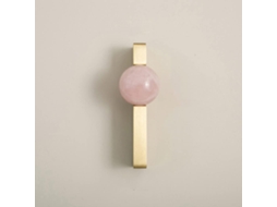Ferragens De Porta Em Latão, C, 4209, 64 Mm, Rosa