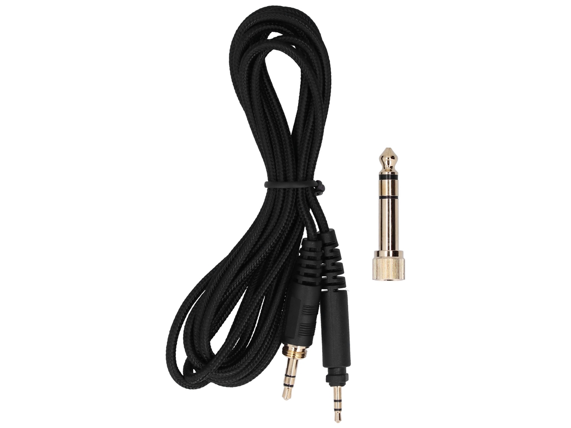 Aetheria cabo de Áudio 2.5mm para 3.5mm/6.35mm para Fones Shure Srh440 Philips Shp9000