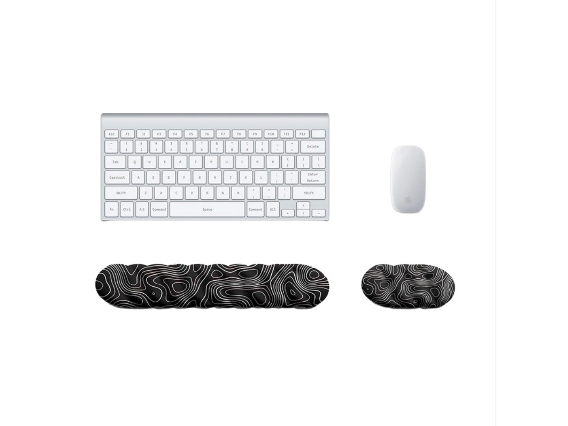 Lurelia Conjunto Mousepad E Apoio Ergonómico, Gaming