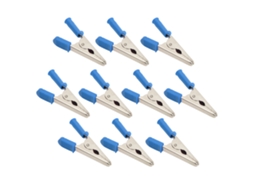 10 Pcs Terminal de Crocodilo Latão J.60047 Abertura 20mm 30a 3000v para Teste Elétrico de Baterias Veiculares