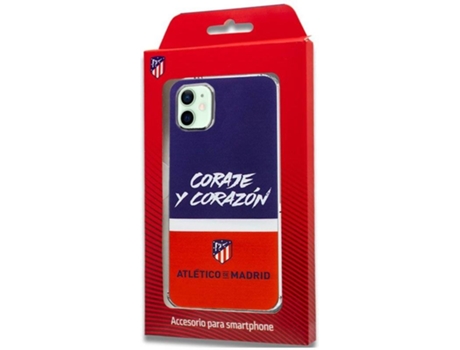 Carcasa  para iPhone 12 / 12 Pro Licencia Fútbol Atlético De Madrid