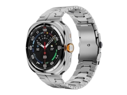 Bracelete Silicone com Diamante em Formato X para Samsung Galaxy Watch Ultra XIAOMOYU (47mm)
