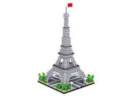 Brinquedos De Construção Da Torre De Paris, Blocos Lego E Obras De Arquitetura