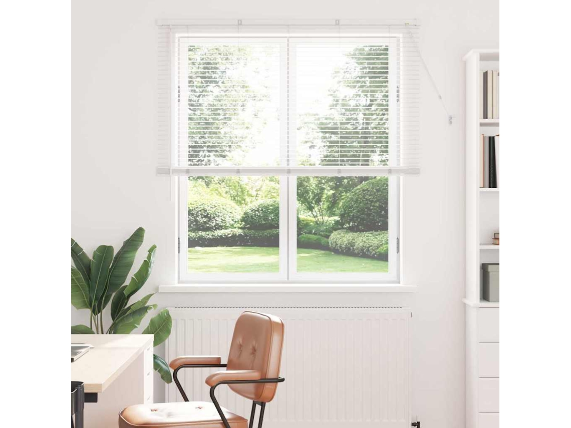 Vidaxl Persianas Venecianas Branco 175 X 125 Cm Alumínio