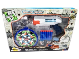 Brinquedo IMPORTACION Pistola 22 cm. dardos e óculos