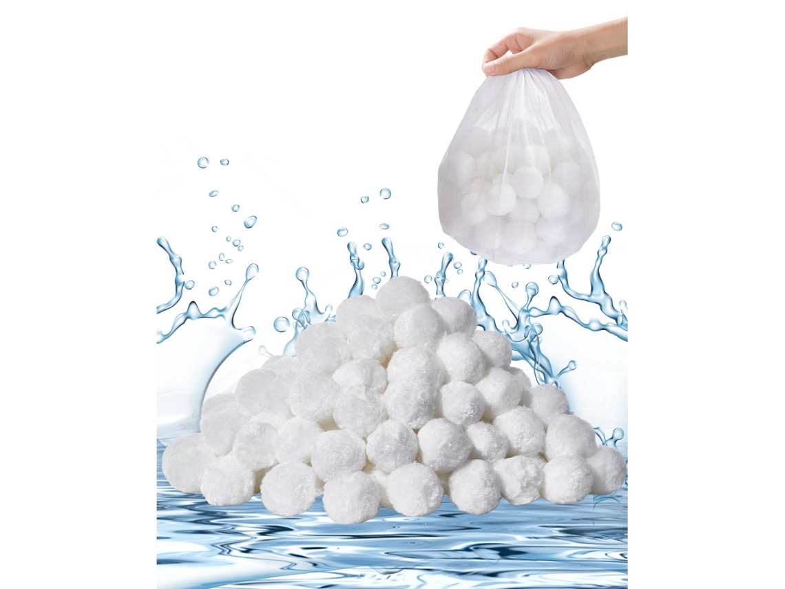 Conjunto De Bolas De Filtro Para Piscina 0,7 Kg Em Poliéster Tekmaquinas