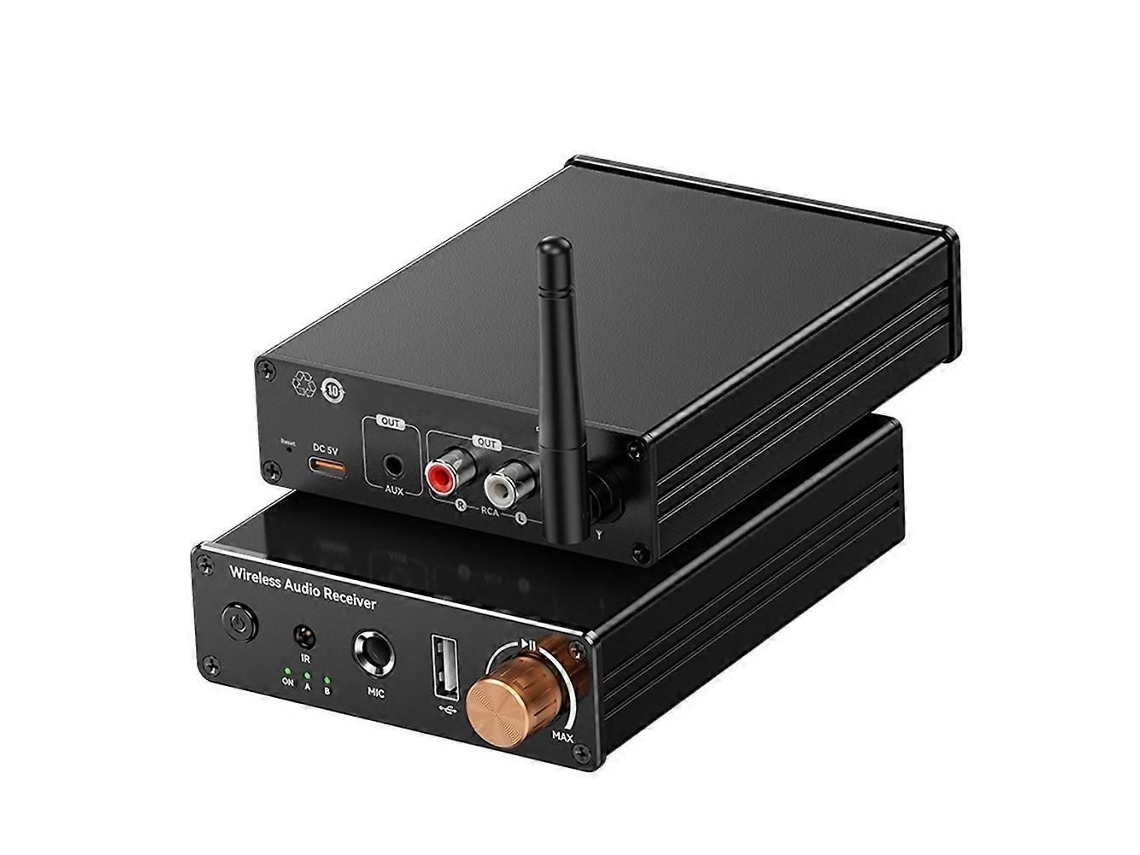 Transmissor E Receptor Bluetooth 6.0 Multifuncional, Receptor Estéreo.