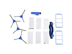 1 Escova Rotativa, 4 Escovas Laterais Hepa, 6 Filtros Primários Para Aspirador De Pó Robovac 11s 30 30c15c.