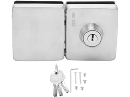 Conjunto De 2 Fechaduras Aço Inoxidável Para Portão Deslizante, Para Portas De Vidro Deslizantes 82x75mm Com Coluna