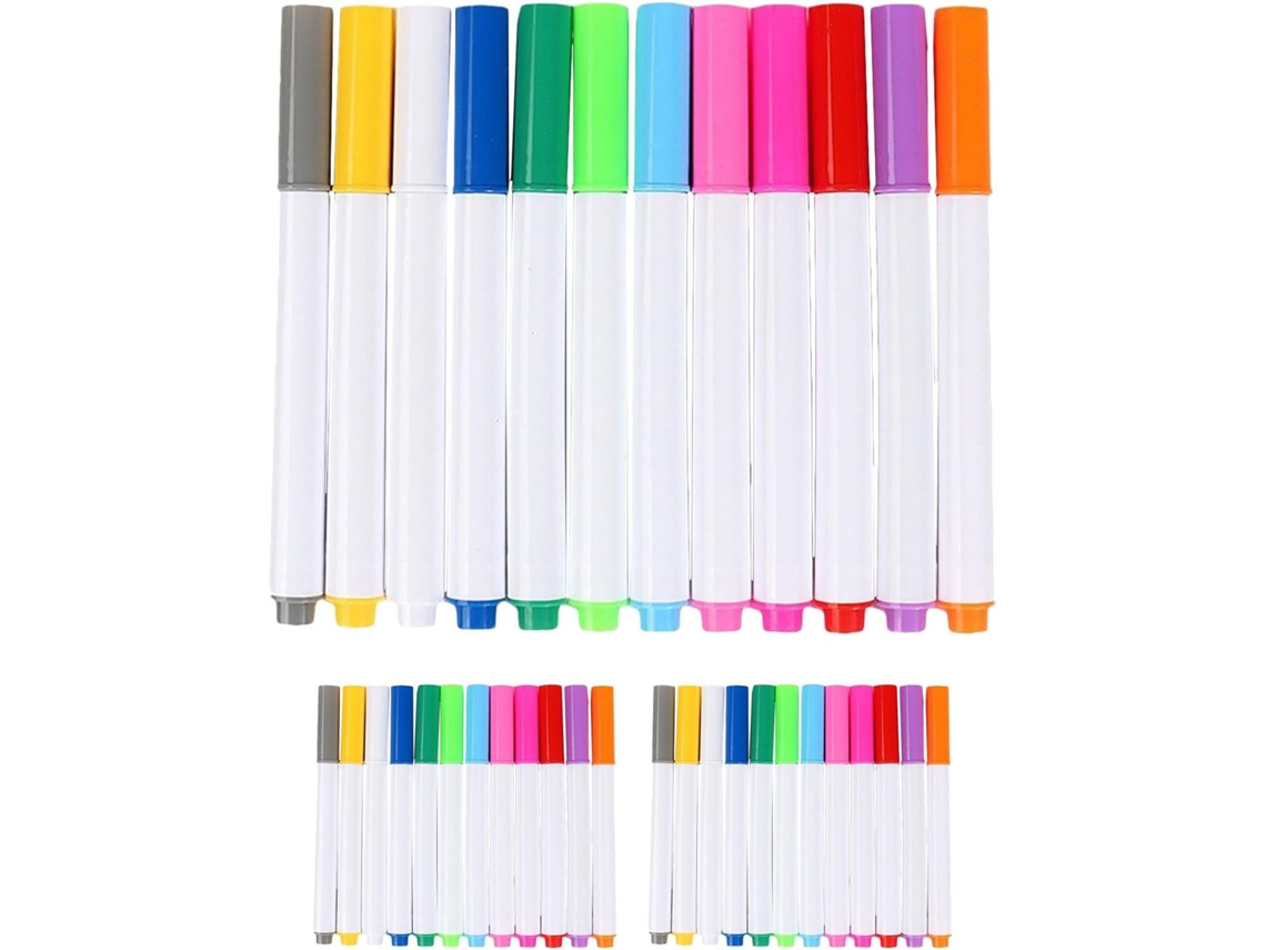 Marcadores Led Tofficu Para Lousas Digitais: 36 Marcadores De Giz