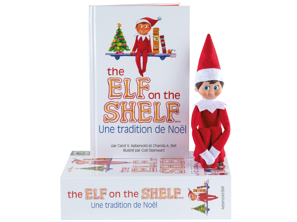 Elfo Na Prateleira, Menino Elfo De Natal Francês Com Livro Brinquedos Mágicos Elf On The Shelf
