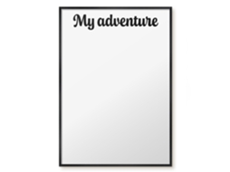 Magnetic Board My Adventure For The Living Room Espelharte (70x100 Cm)