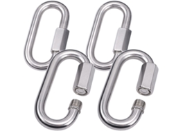 Conector De Corrente Quick Link M10 Em Aço Inoxidável, Pacote Com 4
