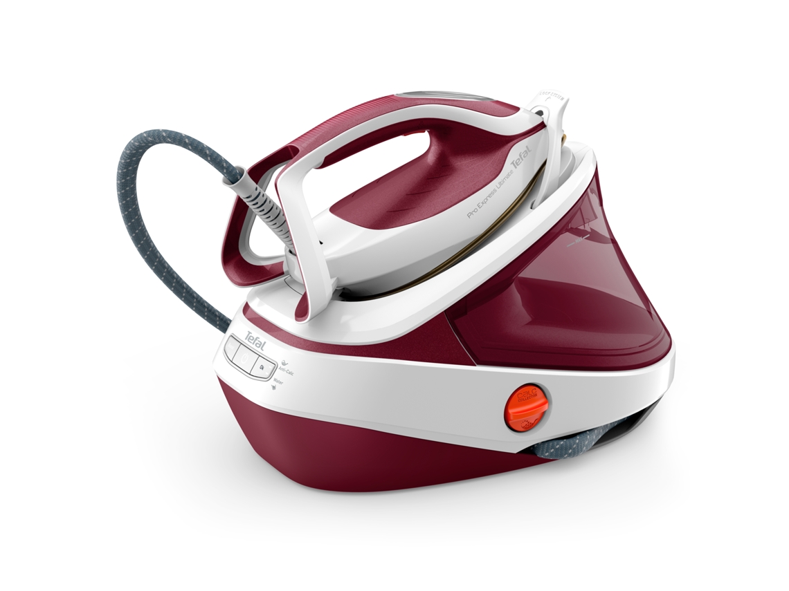 Estação de colagem a vapor TEFAL Pro Express Ultimate Ii Gv9711E0 3000 W 1 2 L Durilium Airglide Base Vermelho Branco