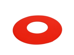 Marcador De Espaço Para Treinamento De Velocidade Futebol Rugby Cone Disc Vermelho