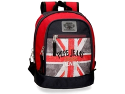 Mochila PEPE JEANS Calvin Vermelho (23 x 30 x 14 cm)