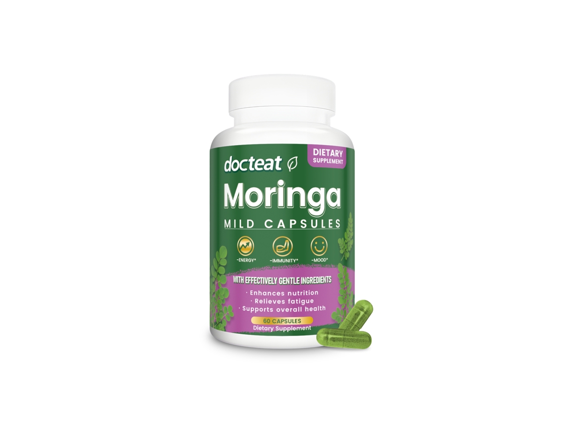 Cápsulas de Moringa para Saúde e Energia