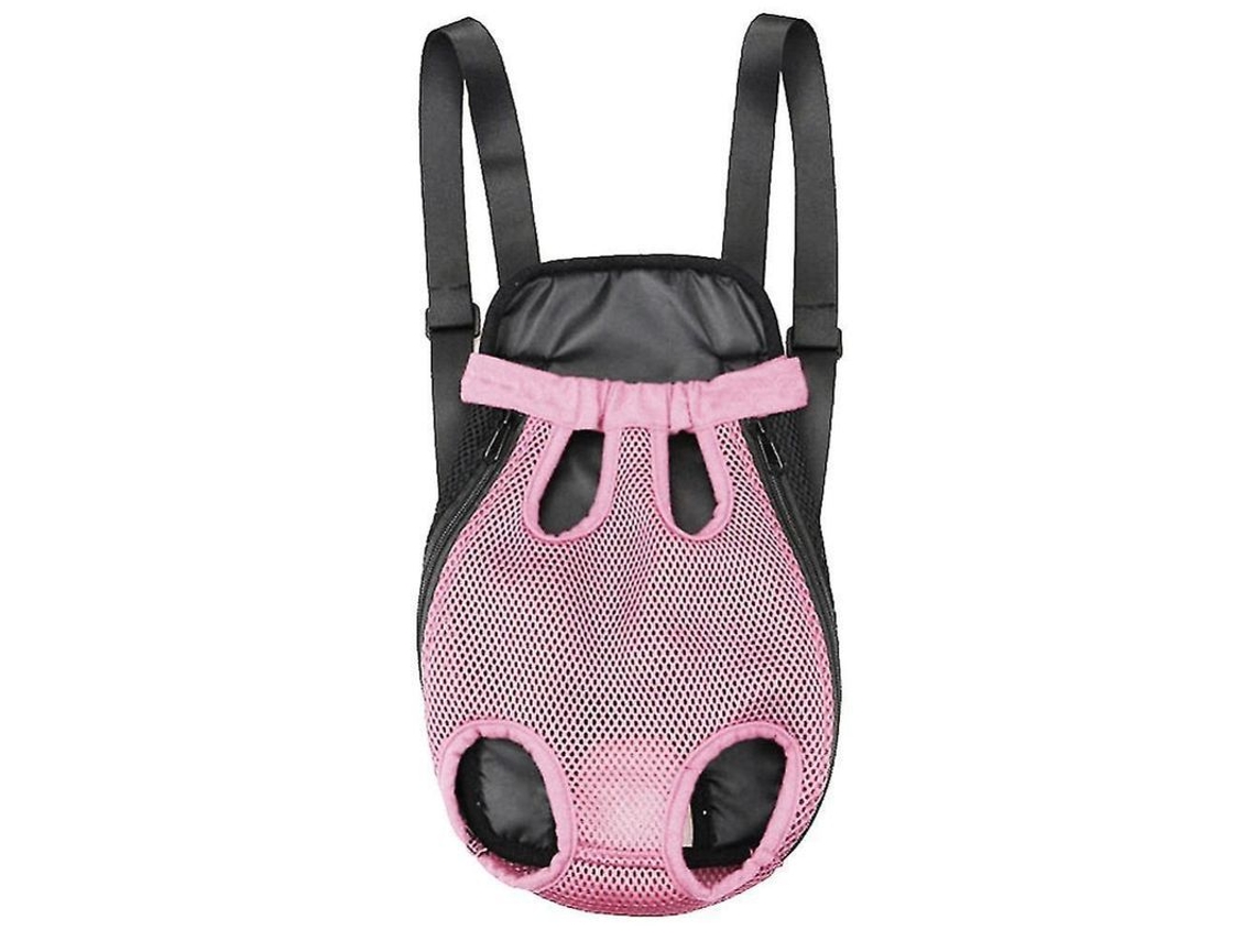 2026 mochila Transportadora para Mascotas Ajustável com Design de Malha para Gatos e Cães, Tamanhos S/m/l/xl XL Rosa