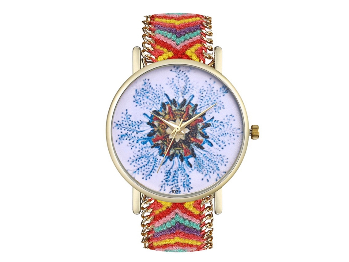 Reloj De Pulsera De Aleación Con Dial Redondo Analógico De Cuarzo Para Parejas