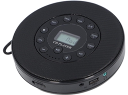 Leitor Cd Portátil Bluetooth Com Alto-falante, De Anti-pulos Para Carro, Compátivel Com Mp3