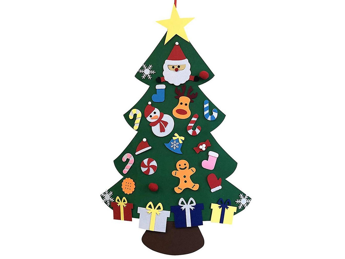 Kit De Artesanato Faa Voc Mesmo Em Feltro Para Rvore De Natal, Decorao Educativa Para Crianas. Hengjian