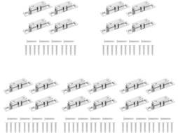 Amazwi 20 Fechos de 5, 20 P, 3 P, 1 cm, resistente, corrosão | S/MARCA