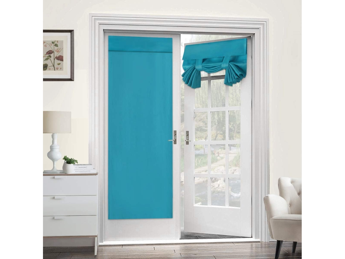 Cortina Blackout Para Porta Francesa - Painel De Vidro Com Isolamento Térmico, Cortina Blackout Para Porta E Janela, 66 Cm X 172 Cm