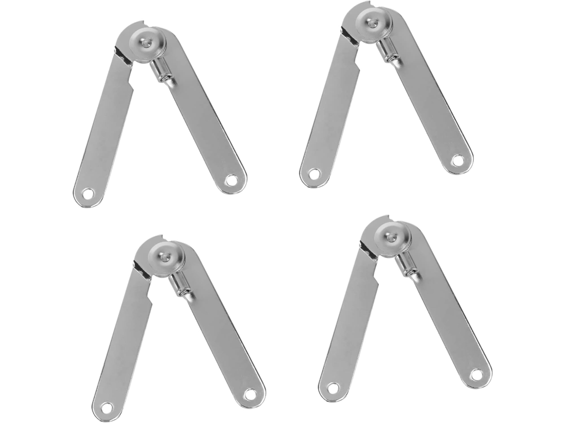 Conjunto De 4 Dobradiças Mola Dupla Ferro Preto 9 Polegadas Para