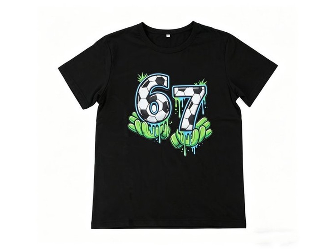 Escolha Sólida - Camisola 67 Design - Crianças - Materiais Amigáveis À Pele - Respirável - Vestimenta Unissex - Secagem Rápida - Camisola De Criança