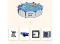 Bestway Piscina Bestway Steel Pro Max Redonda - 305x76 Cm - 5-peças S190