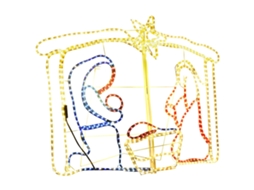 Nativity Scene Christmas Decoration, Nativity Scene Christmas Decorations Vidaxl (116 X 41 X 87 Cm)