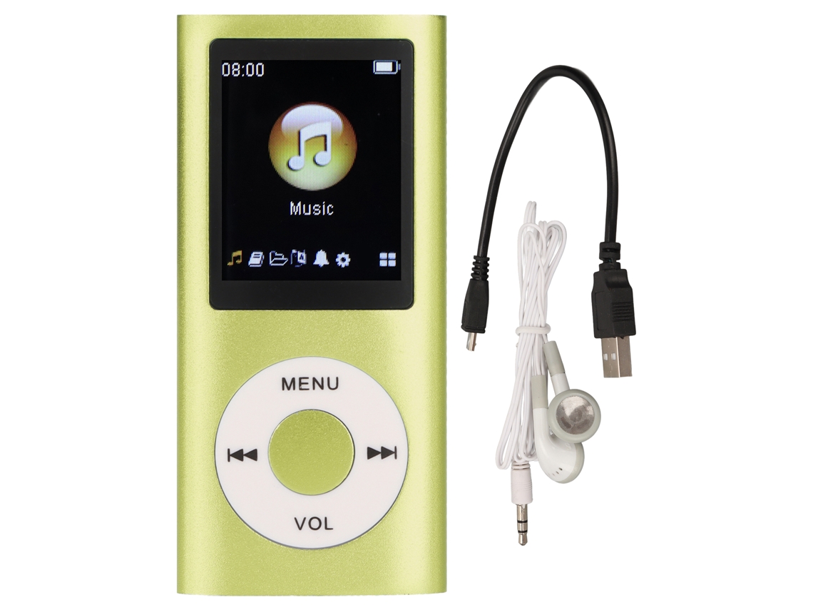 Aetheria reprodutor Mp3 Portátil com Tela Lcd 1.8 Polegadas, Som Sem Perdas e Design Slim de Liga de Alumínio