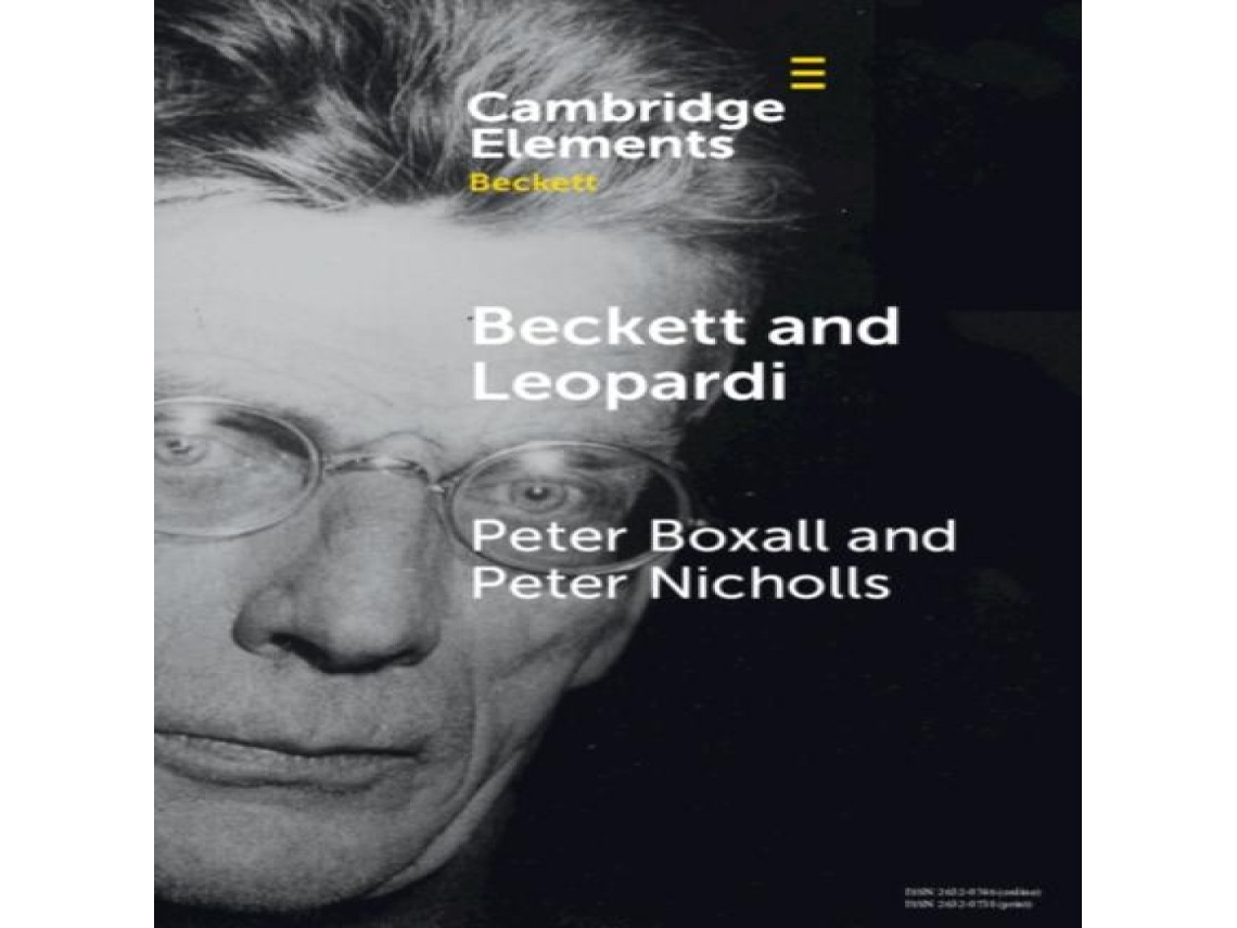 Livro Beckett Leopardi de Peter Boxall (Inglês)
