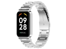 Pulseira Xiaomi Mi Band 8 Prata, Ajuste Suave, Esportivo