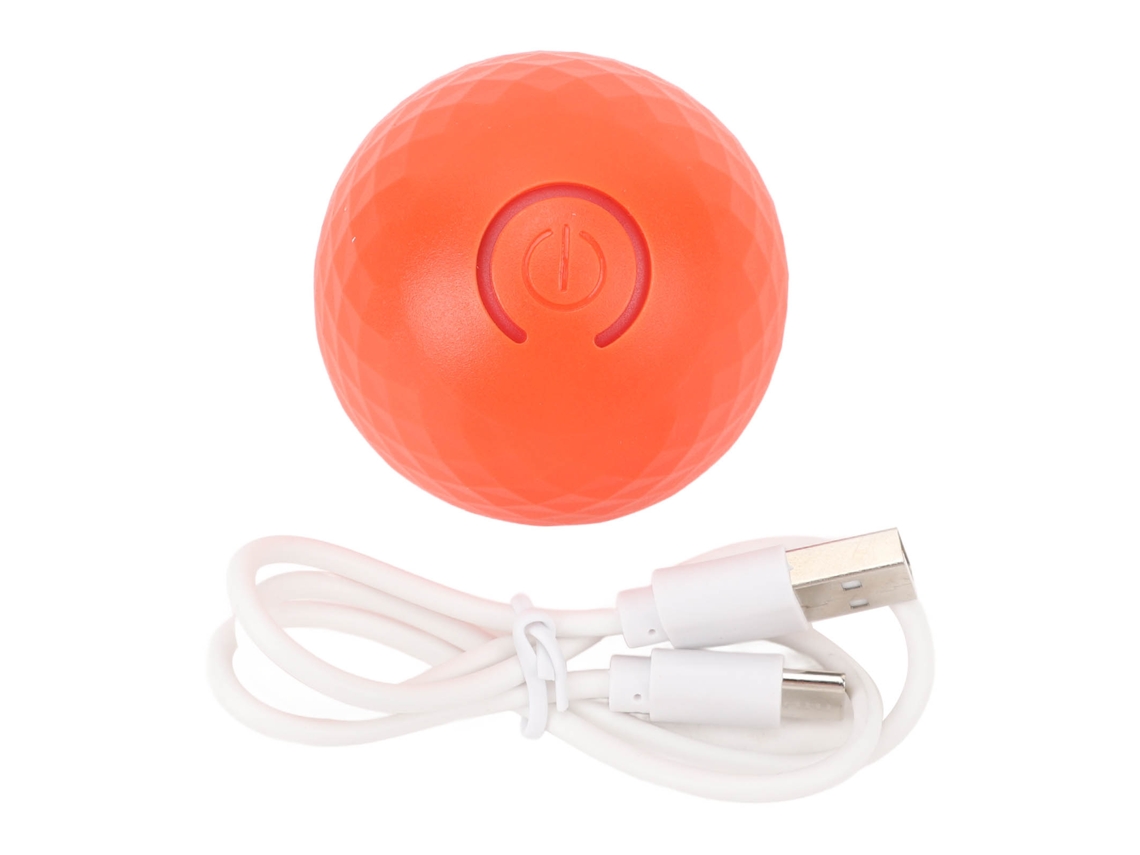 2026altiro-pelota Activada Por Movimiento Para Perros Rodante Automática Con Luz Led Juguete Interactivo Para Perros Pequeños Medianos Grandes Naranja