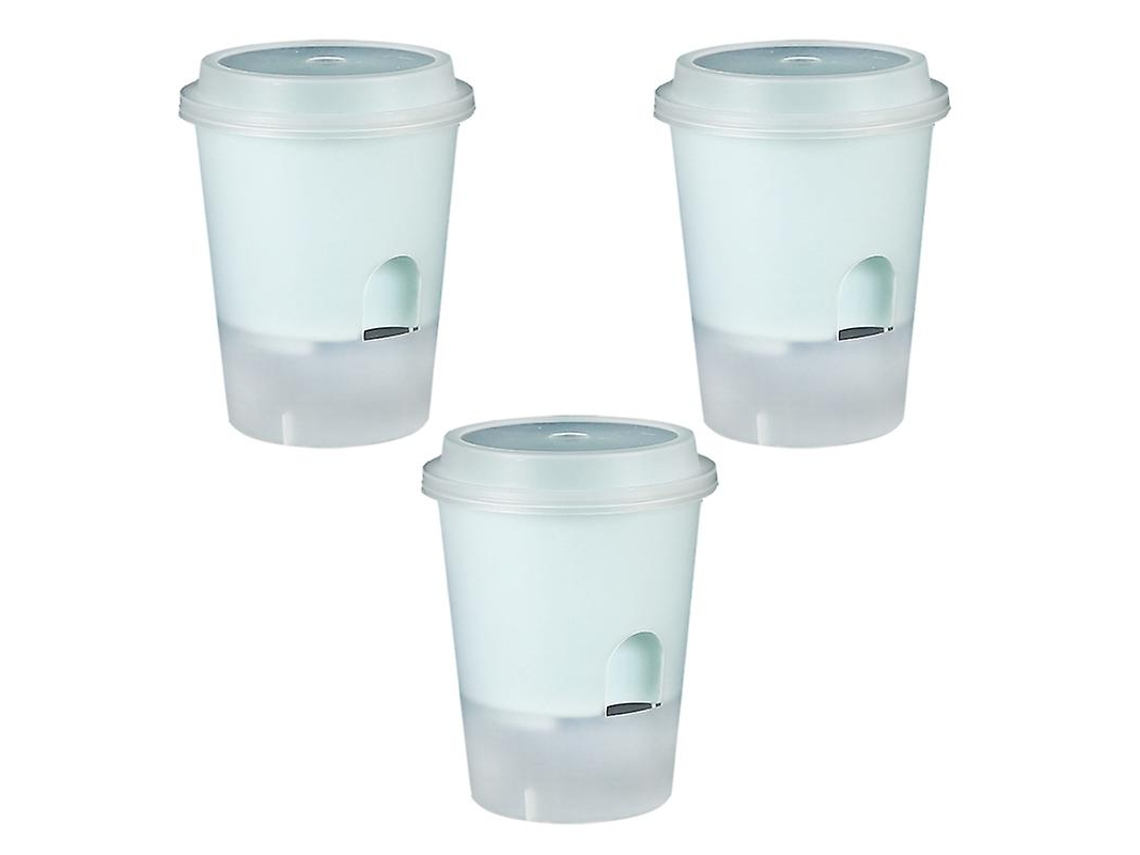 3 Conjuntos de Vasos de Flores com Absorção Automática de Água ALLINLESS