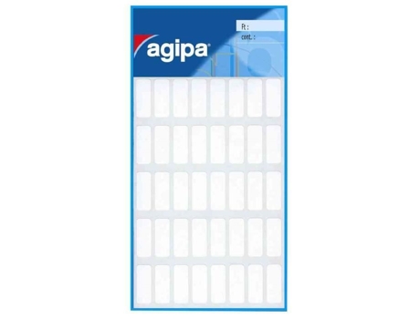 Etiquetas multifuncionais - AGIPA - 30 x 55 mm - Adesivo permanente - Cantos arredondados - 28 etiquetas