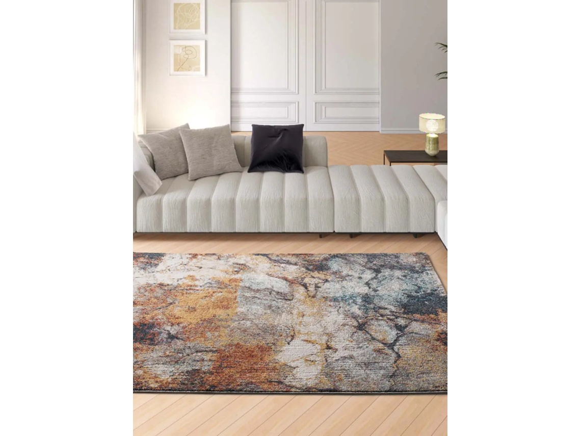 Tapete Interior Abstrato - Atticgo - Parma Multicolorido 120x170 Cm
