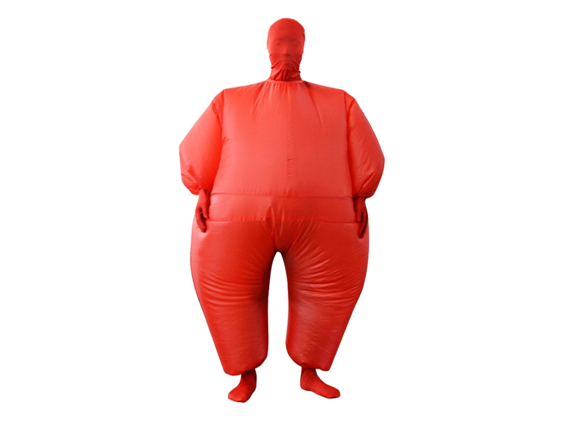 Traje Inflável Sumo Corporal Vermelho para Adultos 1.6m 2.2m | S/MARCA