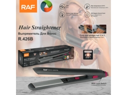 Euro Gauge Talas de Aquecimento para Alisar o Cabelo Lcd Curling Portátil Home Volume Multi Função Curling Stick MDUG (preto)