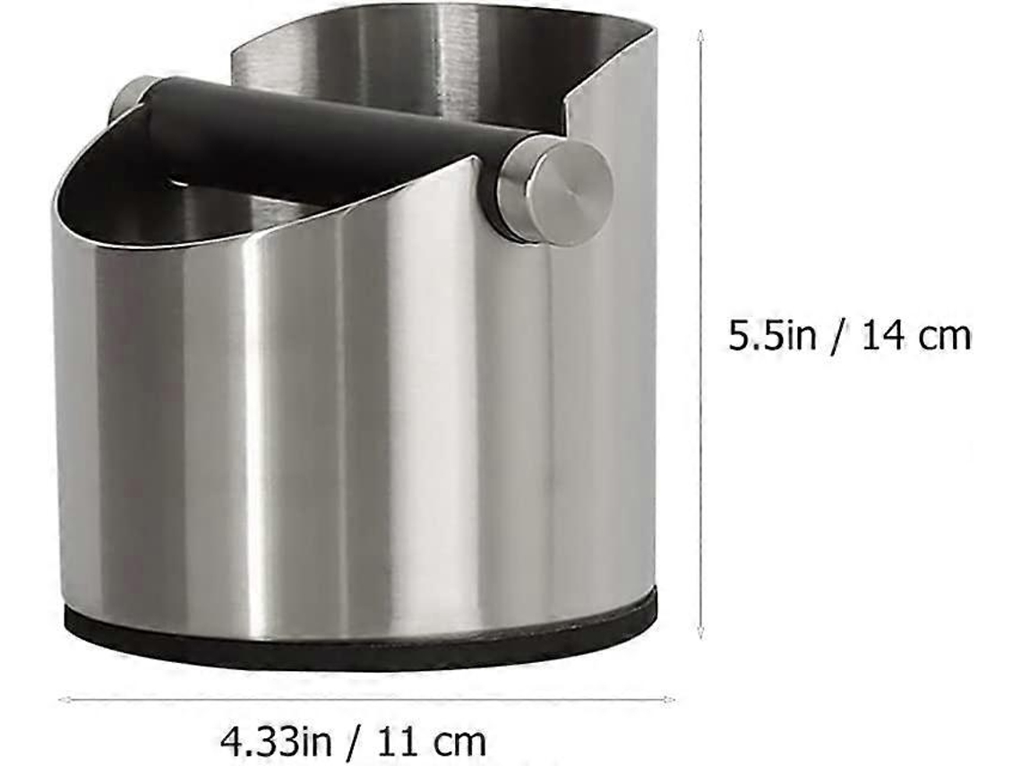 Recipiente De Aço Inoxidável Para Pó De Café Expresso Knockbox Acessórios Para Cafeteira Aquaforge (fmy)