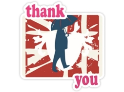 Adesivos com a Grateful Design de Guarda Chuva para Homens Resistente