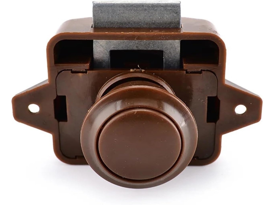 Fechadura De Botão Pressão Com 26mm Diâmetro Para Caravanas, Barcos, Autocaravanas, Armários, Gavetas E Acessórios De